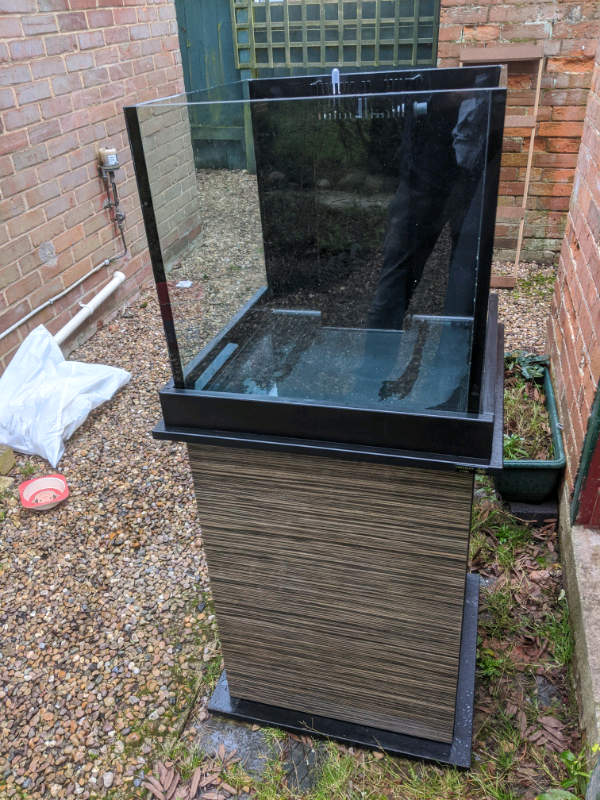 Marine Cube Aquarium Fish Tank Complete With Cabinet Sump