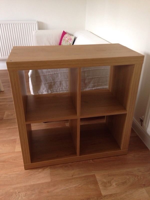 IKEA KALLAX Shelving Unit Shelves TV Stand Oak Effect in