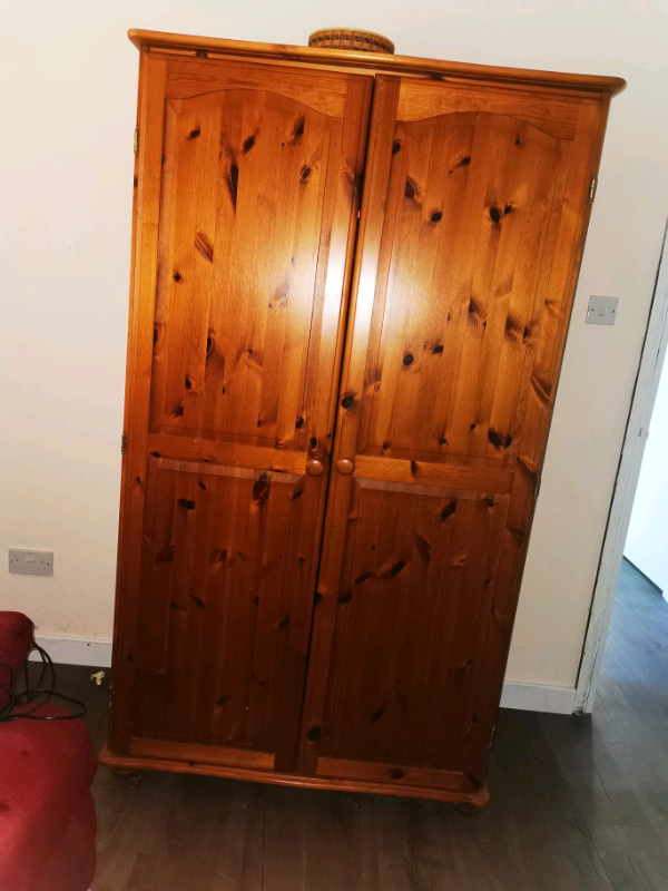 Single solid wood wardrobe in Norwich, Norfolk Gumtree