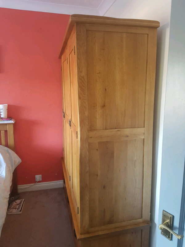 Oak Furniture Land Wardrobe And Set Of Drawers In Frenchay Bristol
