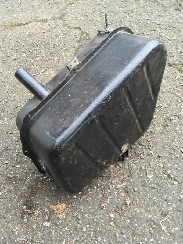Triumph herald / vitesse fuel tank with reserve large type in