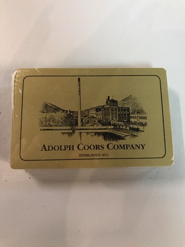 6-Vintage sealed Adolph Coors Company Playing Cards NEW! FREE SHIPPING! 6 Decks