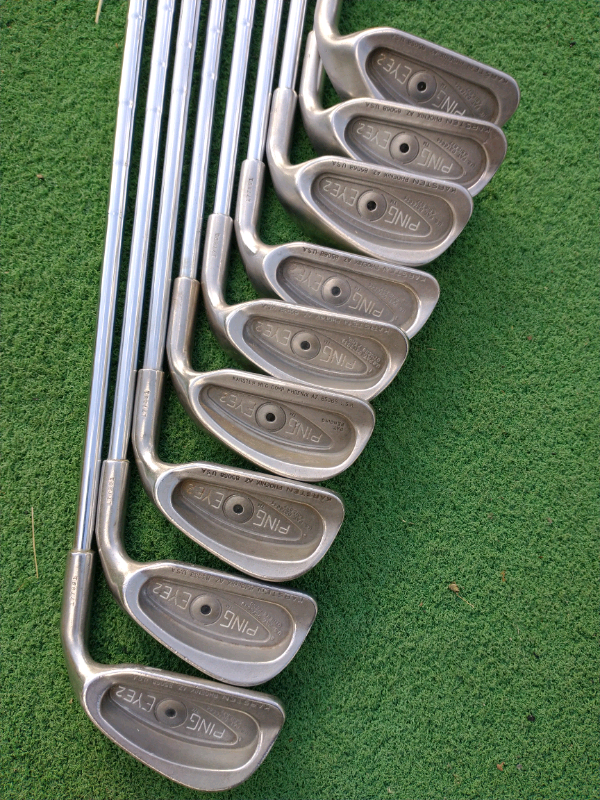 Ping Eye 2 black dot irons in Lytchett Matravers, Dorset Gumtree