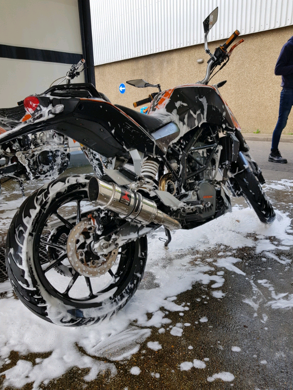 black widow exhaust ktm duke 125