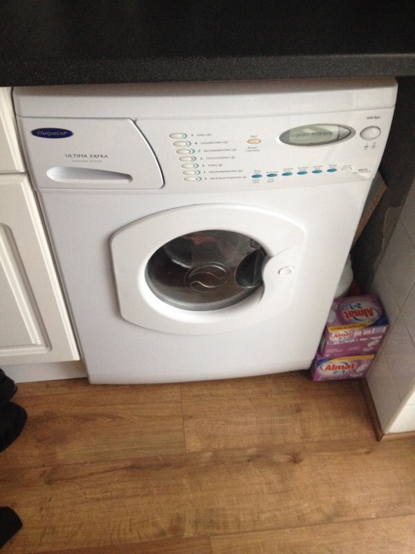 Hotpoint ultima extra 5kg washer 2.5kg dryer 1200 spin WD72 washing machine tumble dryer space