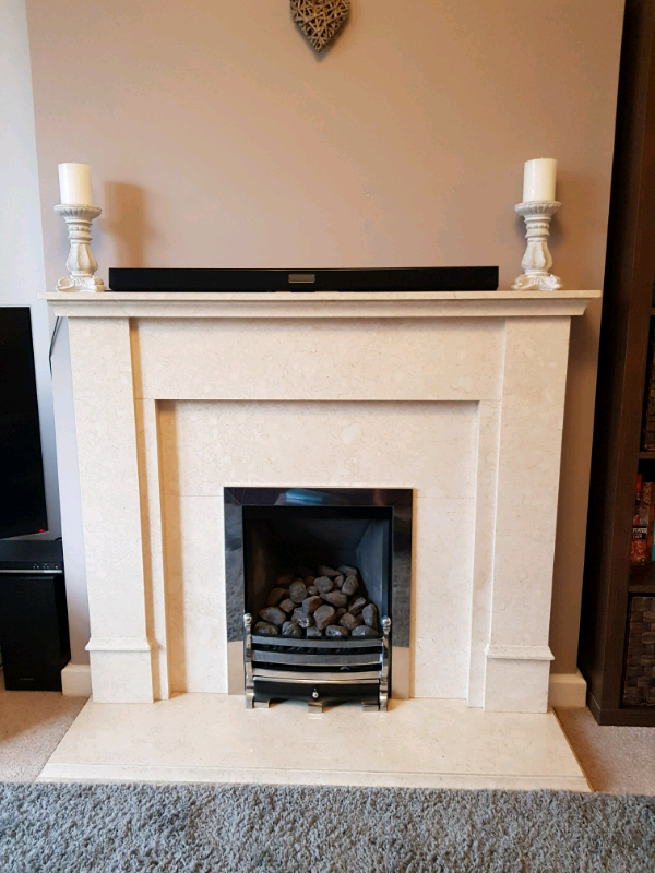 Gas Fire & Marble Surround in Whiston, South Yorkshire Gumtree