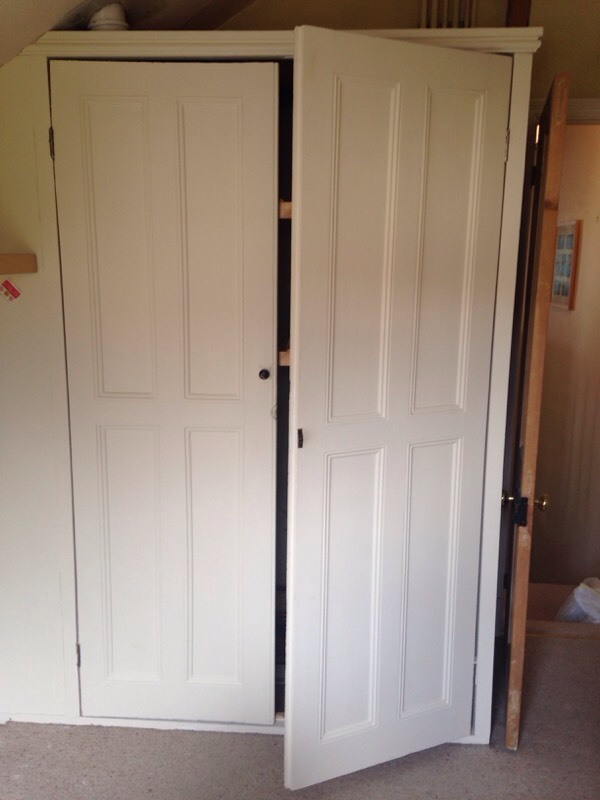 Edwardian/Victorian Style Wooden Internal wardrobe/airing cupboard