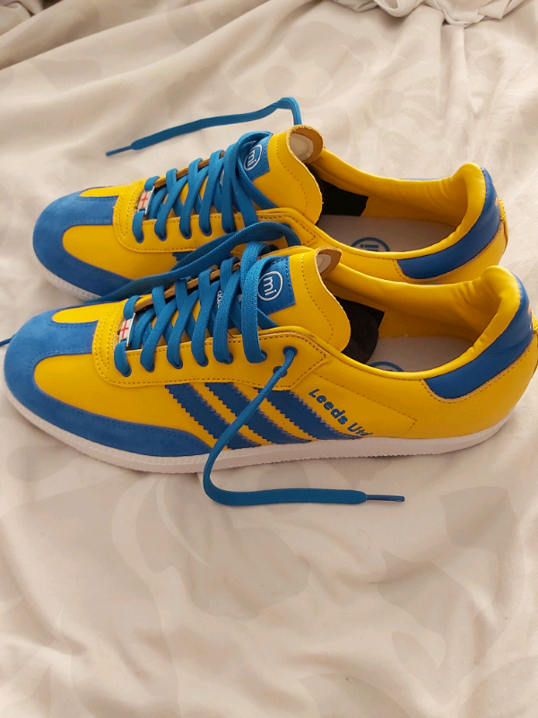 Adidas samba originals , size 11,customised Leeds utd | in Bridlington ...