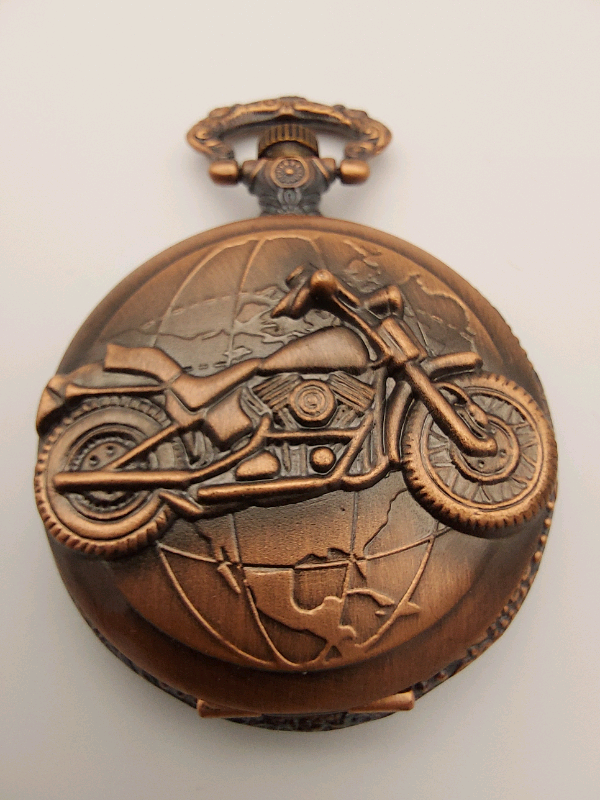 90 Hachette Pocket Watch Collection MOTORBIKE 1950's Style in Great