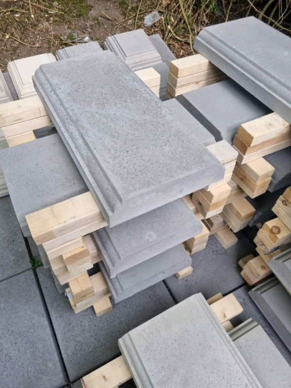 Slate Grey Church Flat (D) Coping Stones in Seaham, County Durham