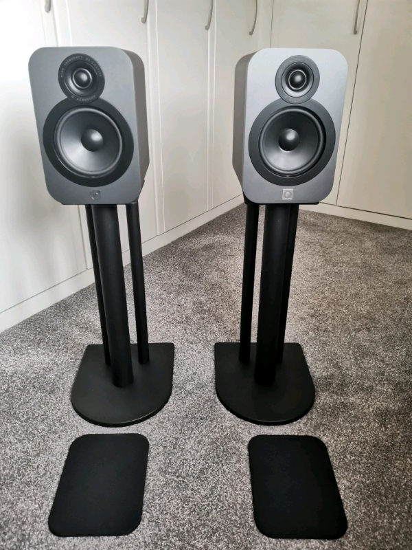 Q acoustics 3020 speakers With Atacama Nexus 5I Speaker Stands in