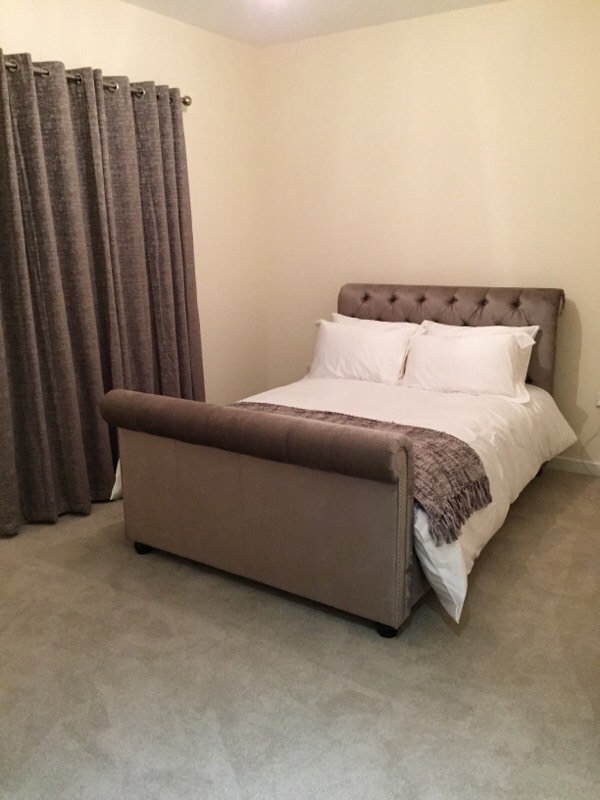 Next Westcott 2 under bed draws French grey double bed in Sheffield