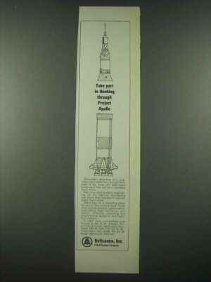 1965 Bellcomm Inc. Ad - Take Part in Thinking Through Project Apollo