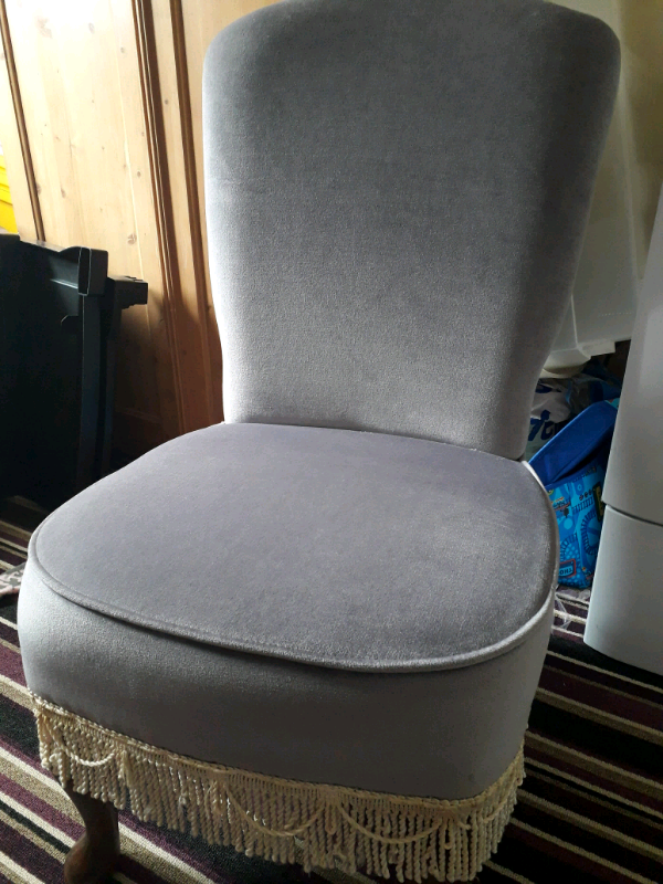 Vanity chair grey in colour very good condition in Torquay, Devon Gumtree