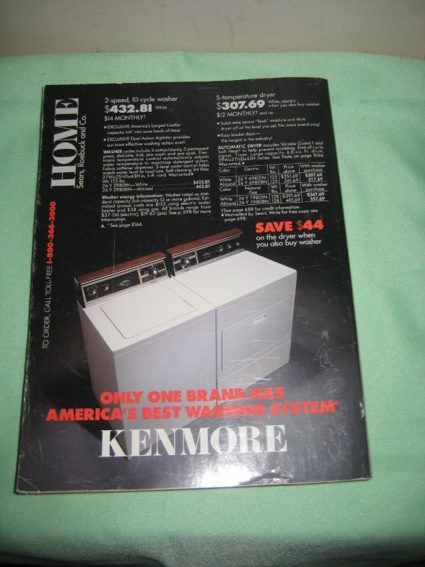 Vtge Sears Home Catalog Fall & Winter 1990 1066 pages A Look at Our Past Nostalg