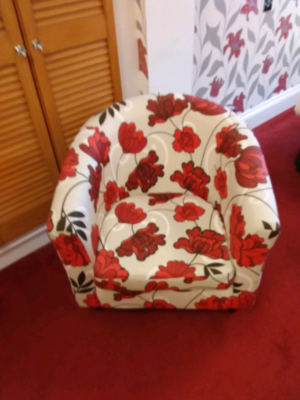 Floral tub chair in Plymouth, Devon Gumtree