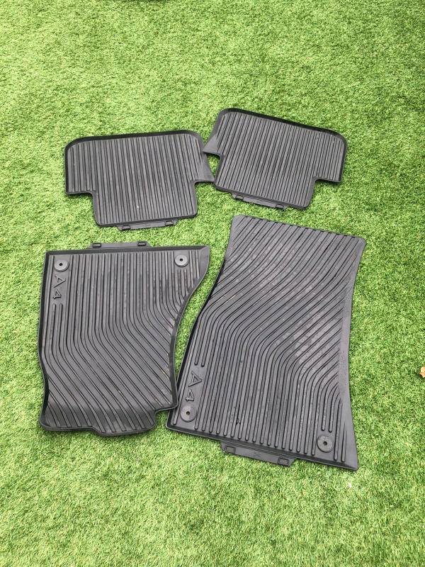Genuine Audi A4 Avant rubber mats and boot liner in Irvine, North