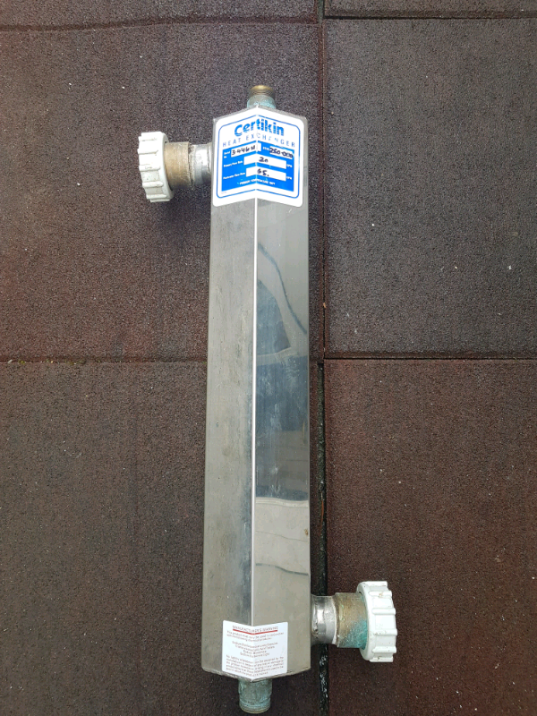 solar heat exchanger for swimming pool
