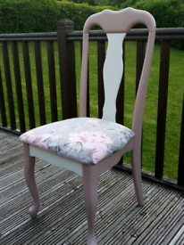 Beautiful dress table chair upcycled. 
