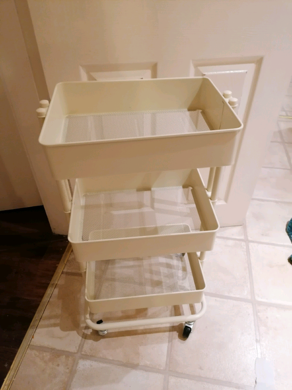 Hobbycraft 3 tier storage trolley in cream in Arnold, Nottinghamshire