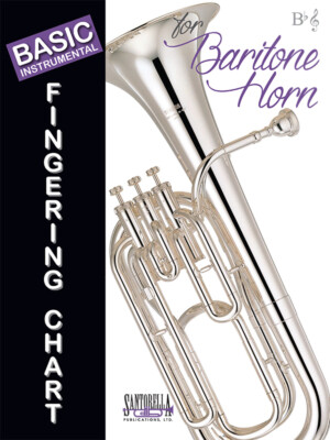 Basic Fingering Chart for Baritone Horn (Treble Clef) * Ships from publisher!