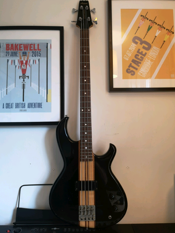 1982 Aria Pro ii SB600 Bass Guitar and Fender Case in Cambridge