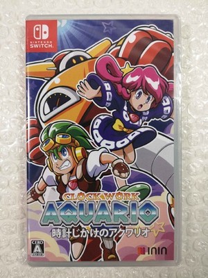 CLOCKWORK AQUARIO SWITCH JAPAN NEW (GAME IN ENGLISH/FRANCAIS/DE/ES/IT)