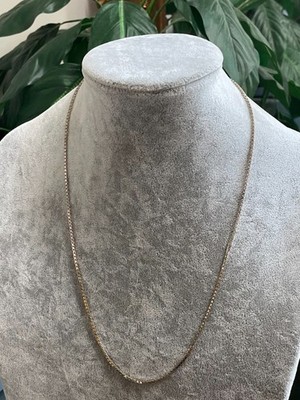 Estate Jewelry Sterling Silver Venetian Chain 24.5"