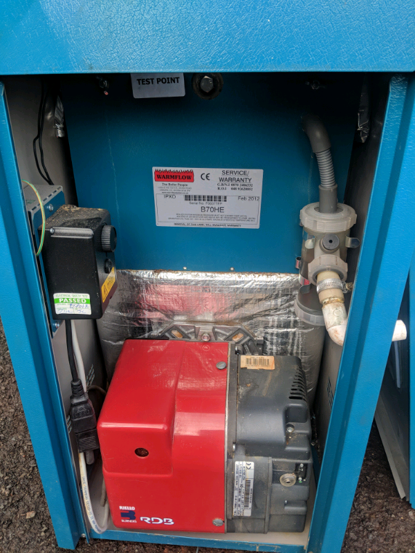 mint 2012 warmflow 70 high efficiency oil fired boiler and burner in