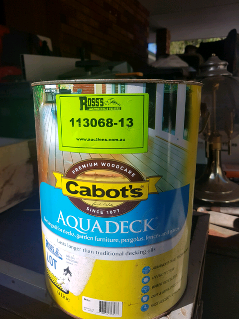 Cabots aqua deck Decking oil merbau | Building Materials | Gumtree