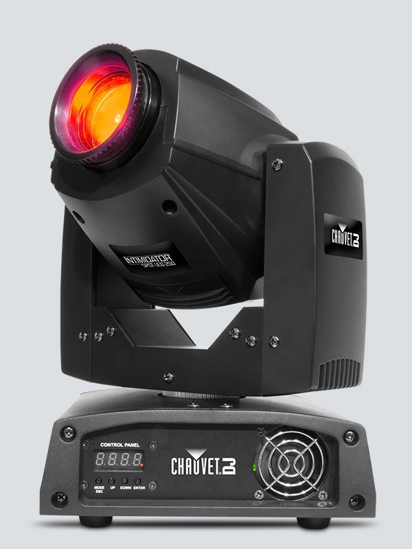 Set of 2 Chauvet Intimidator Spot LED 250 RGB DMX gobo switching rotating head