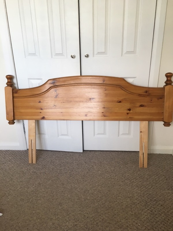 Antique Pine Double Bed Headboard in Aberlour, Moray Gumtree