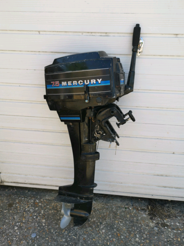 Mercury 7.5 2 stroke long shaft boat engine in Gosport, Hampshire
