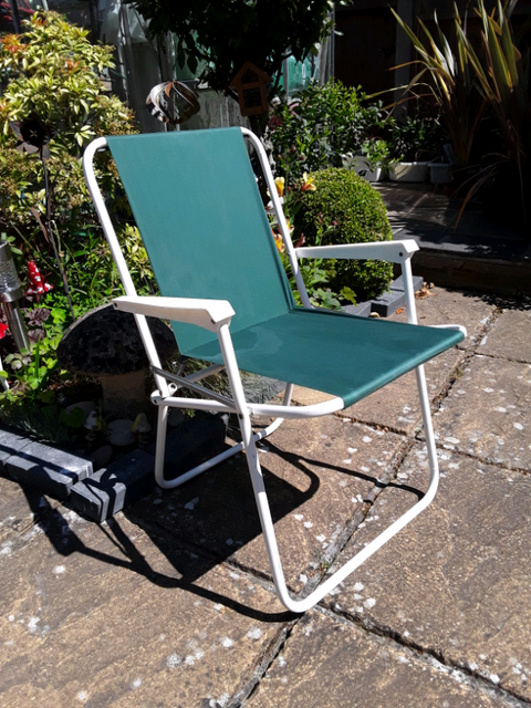 Folding Picnic Camping Garden Canvas Deck Chair In Southampton