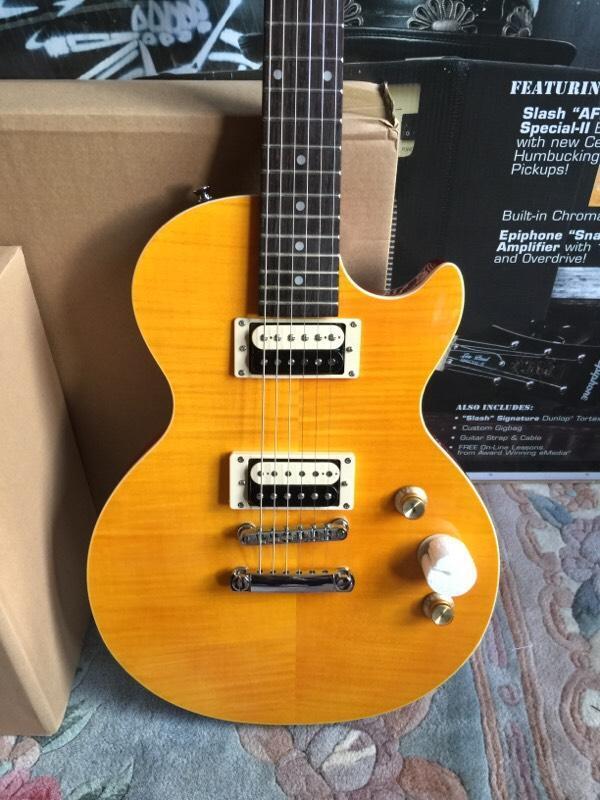 NEW - Epiphone SLASH "AFD" Les Paul Performance Pack - Comes with