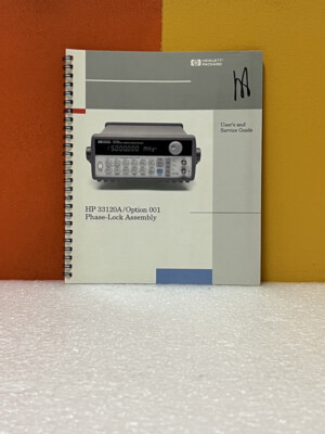 HP 33120A/Option 001 Phase-Lock Assembly User's & Service Guide
