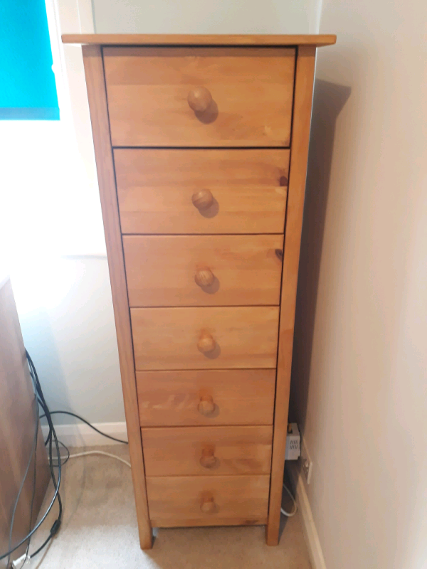 Drawer Unit Tall And Narrow 125 X 40 X 43 Cm In Southampton