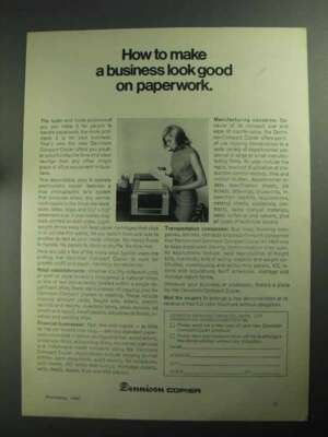 1968 Dennison Compact Copier Ad - Good on Paperwork