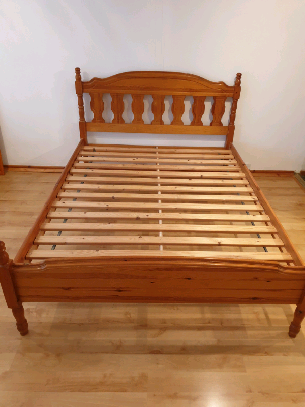 Solid Wood King size bed frame in Melksham, Wiltshire Gumtree