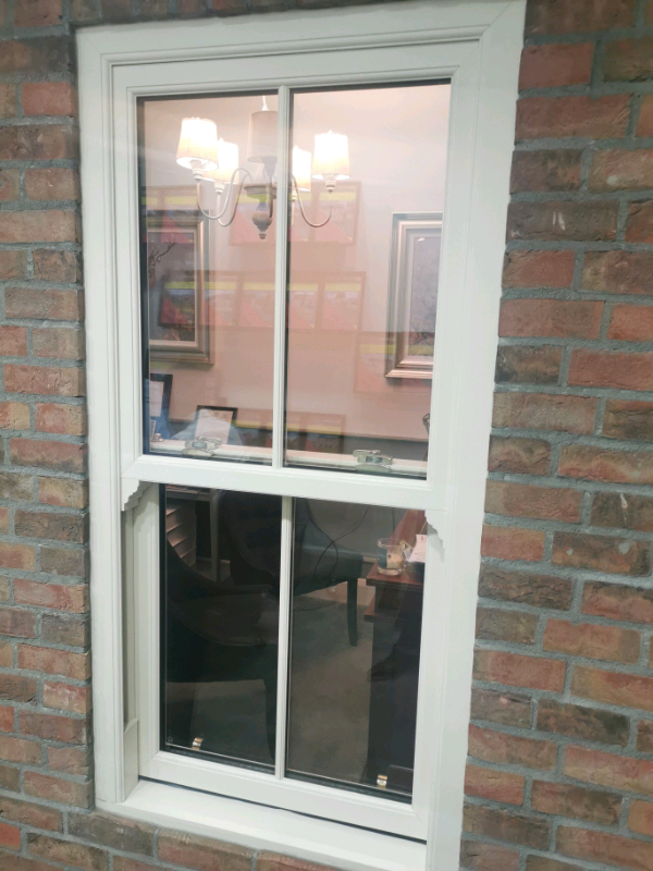 Two Pvc sliding sash windows for sale in Dungannon, County Tyrone