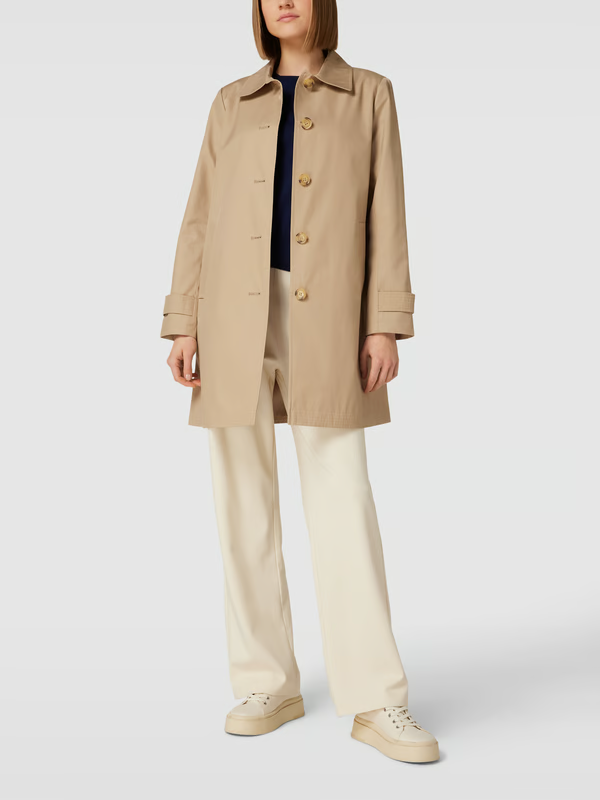 volume flare trench coat – louren store