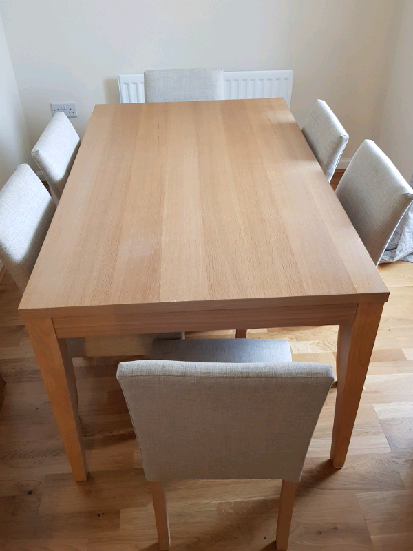 Dining table with x6 chairs in Leicester, Leicestershire Gumtree