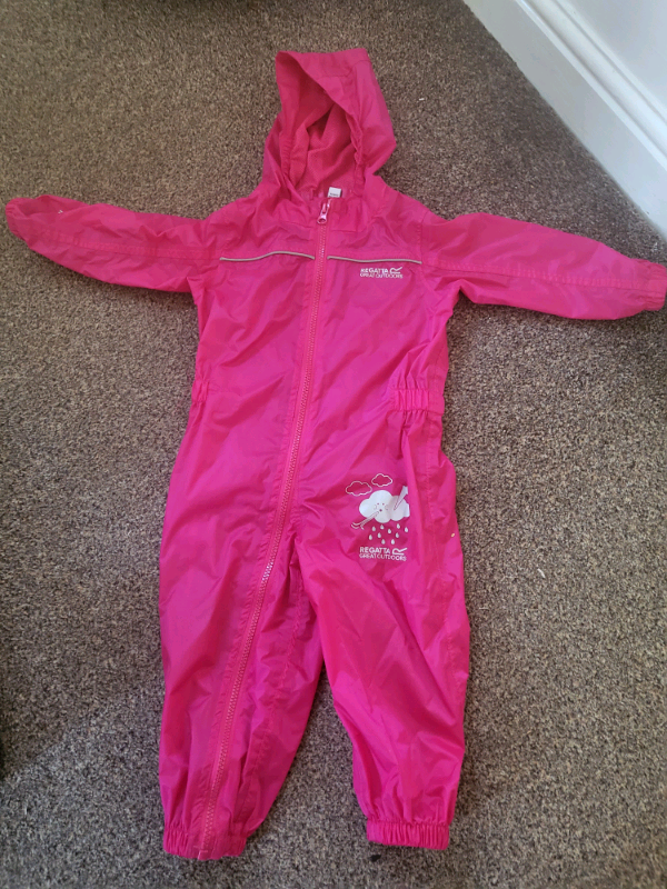Pending collection free Regatta girls puddle suit 12 18 months in