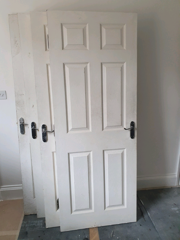 Used fire doors 30inch with furniture and hinges in Royton