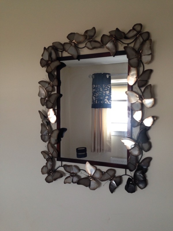 Butterfly mirror from dunelm mill in East Kilbride, Glasgow Gumtree