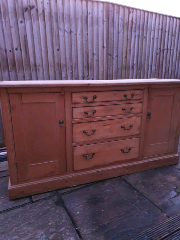 Old Pine Welsh Dresser Base Sold In Princes Risborough