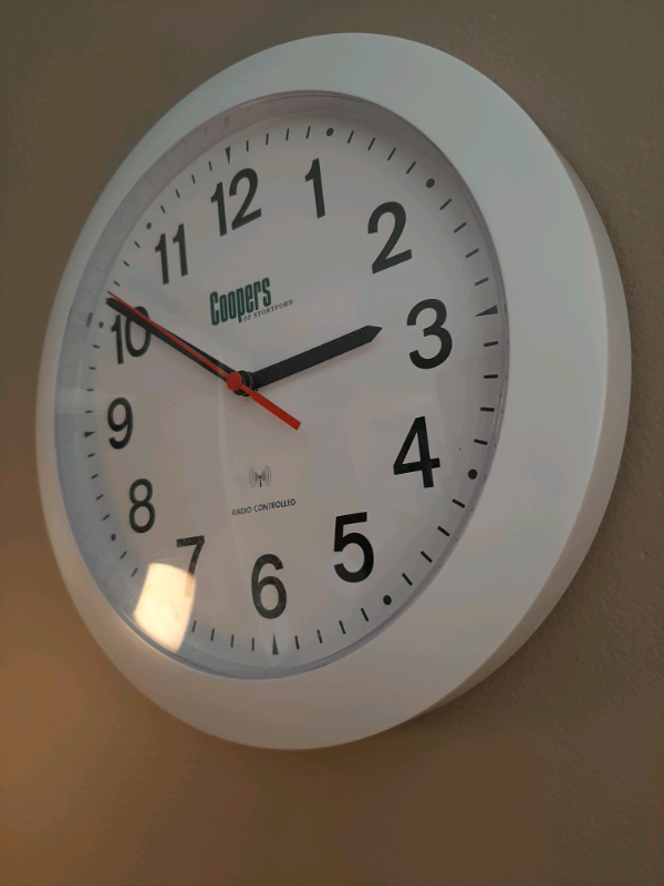 Coopers Radio Controlled Clock Instructions