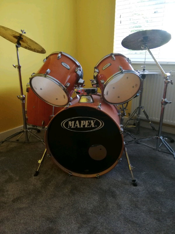 MAPEX M series drum kit with STAGG cymbals. in Bearsden, Glasgow