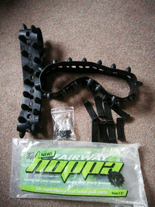 Fairway Hoppa Golf Trolley Hedgehog Wheel Covers (12 inch) in Market