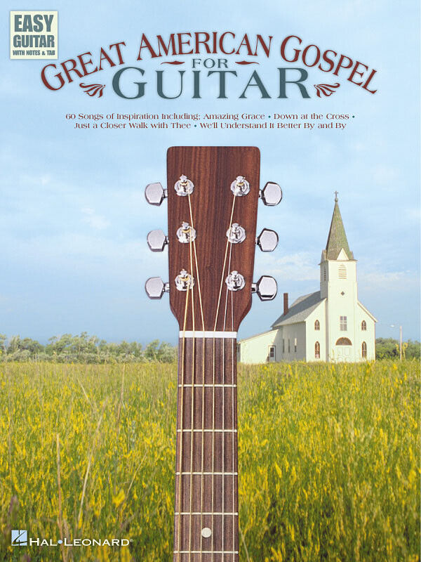 Great American Gospel for Easy Guitar Tab Sheet Music Chords Lyrics 60 Song Book